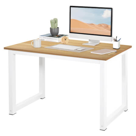 โต๊ะทำงาน InnHome รุ่น INH-100 ยาว 100 ซม. สี Light Walnut_6